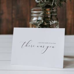 And in The Middle Of My Chaos There Was You Print - Romantic Wall Art Landscape Poster Unframed - thumbnail 4