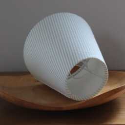 Sky Blue Fine Stripe Luxury Candle Clip Lampshade. Bespoke. Handmade. Wall Lights. Chandeliers - thumbnail 4