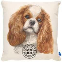 Personalised Cavalier King Charles Spaniel Cushion Cover Dog Throw Pillow Custom Dogs Bed Decor New Puppy Pooch Birthday Gift Ekdc11 - thumbnail 2