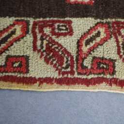 Handwoven Moroccan Wool Rug 10x5 Ft Vintage Berber Tribal Carpet - thumbnail 4