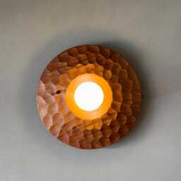 Natural Acacia Wood Wall Lighting, Sculpture Sconce, Mounted Lamp, Light, Handmade, Japandi, Minimal Design