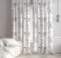 Magical Owl & Birds Curtains, Nursery Curtains Blackout Or Non Blackout, With Eyelets, Pencil Pleat Rod Pocket, Bird Decor - thumbnail 1