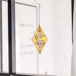 stained Glass Sun Catcher Snake Decor Suncatcher Picture Home House Window Wall Hangings Fathers Day Gift, Cobra Reptile Serpent - thumbnail 3