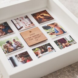 Personalised Home Is Where The Heart Framed Print - Gift For Her - thumbnail 2