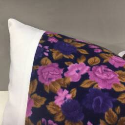 Floral Silk Ikat Lumbar Pillow Cover, Decorative Accent - 12x20 - thumbnail 3