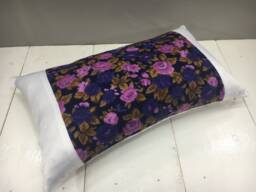 Floral Silk Ikat Lumbar Pillow Cover, Decorative Accent - 12x20 - thumbnail 1