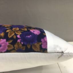 Floral Silk Ikat Lumbar Pillow Cover, Decorative Accent - 12x20 - thumbnail 4