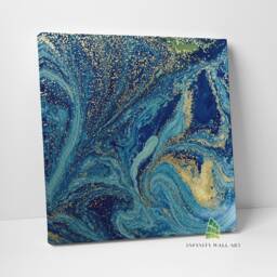 Abstract Marble Canvas Art Square Wall Print Picture Fashion Framed Home Decor - thumbnail 2