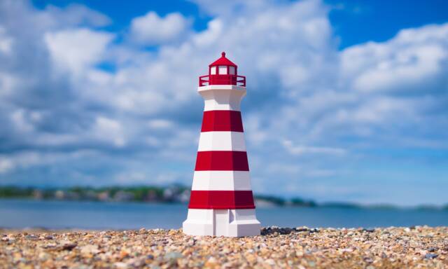 Brier Island Lighthouse Table Lamp/Night Light - image 1