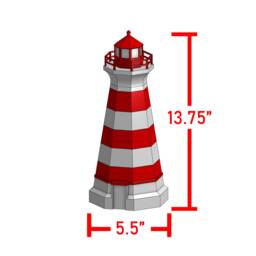 Brier Island Lighthouse Table Lamp/Night Light - thumbnail 3