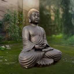 Large Buddha Statue Stone Japanese Decoration Concrete Relaxion Figurine Zen Garden Sculpture Yoga Ornament Meditation Art Lover Gift - thumbnail 4