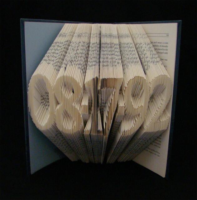 Anniversary Date - Mm-Dd-Yy Folded Book Art Sculpture - image 1