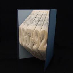 Anniversary Date - Mm-Dd-Yy Folded Book Art Sculpture - thumbnail 2