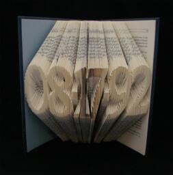 Anniversary Date - Mm-Dd-Yy Folded Book Art Sculpture - thumbnail 1