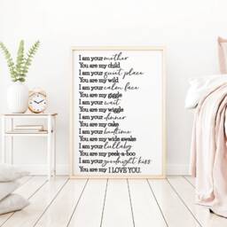 Nursery Wall Prints Art, Decor Quotes, Children's Room Art Instant Download, Printable Handwriting Quotes - thumbnail 3
