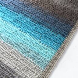 Handmade Crochet Honeycomb Blanket - Ready To Ship - thumbnail 3