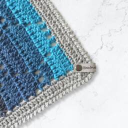 Handmade Crochet Honeycomb Blanket - Ready To Ship - thumbnail 2