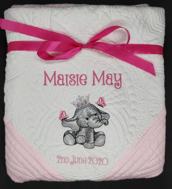Baby Blanket, Gift, Cot Bedding, Girl, Boy, New Born Shower, Bedding Set, Custom Personalised Gift - image 1