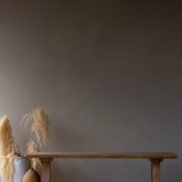 Konk ??? A Frame Bench [Wooden Legs] Industrial Modern Oak Dining Seat, Minimalist Hallway Seating, Side Table - thumbnail 2