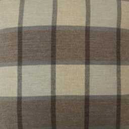 Handmade Tartan Plaid Cushion Cover Brown Beige Country Pillow Sham - thumbnail 2