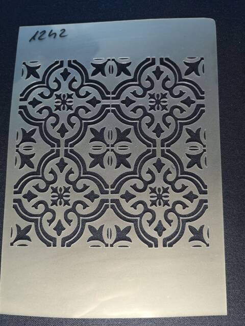 Tile Stencil, Flexible, Reusable, 125Micron, Wall Decor, Home Decor, Furniture Painting, Card Making, Craft Stencil From Bitofeverythingbyb