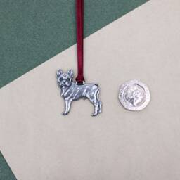 Boston Terrier Christmas Tree Decoration-Dog Mum Ornament -Boston Owner Decoration -Unique Decor -Dog Lover Gift - thumbnail 2