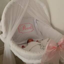 Personalised Embroidered Cushion Pillow. Perfect Gift For A New Baby Or Someone Special - thumbnail 3