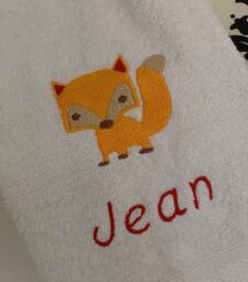 Fox - Bubble Baby Blanket Embroidered Personalised 95cm X 75cm - thumbnail 1