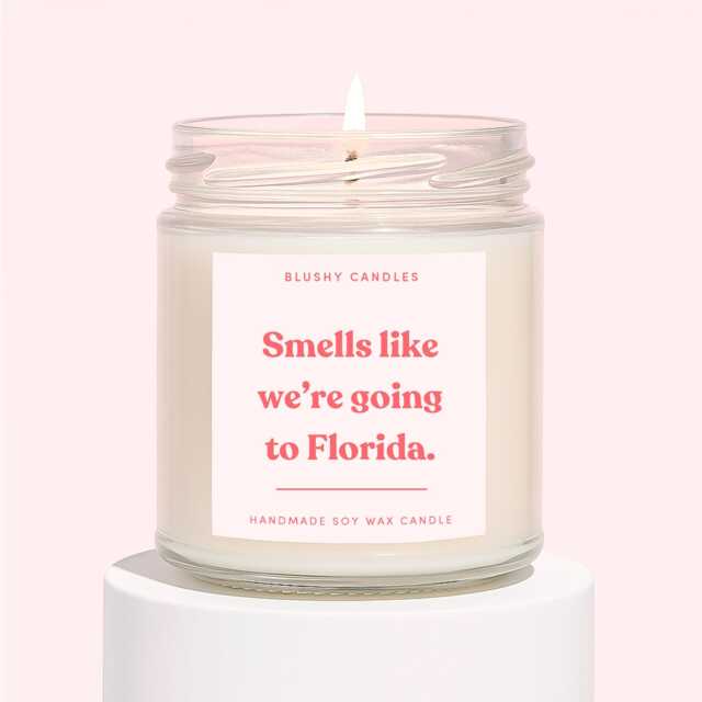 Florida Gifts - We're Going To Surprise Candle Trip Reveal - image 1