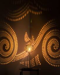 Gourd Table Lamp Moroccan Turkish Mosaic Night Light