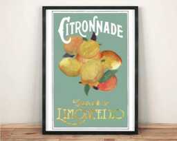Limoncello Print Vintage Italian Drinks Advert Poster - thumbnail 1