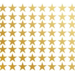 Gold Metallic Star Polka Dot Wall Decal Nursery Kids Room Peel Stick Stars Sticker Confetti Wedding Removable Reusable Star Wall Decal 1336 - thumbnail 2