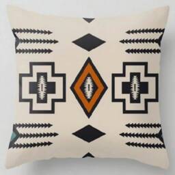 Kilim Ethnic Print Cushion Cover/Aztec, Rug Pillow Cover/Terracotta Southwestern Case/Aztec Home Decor/Farmhouse - thumbnail 3