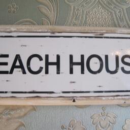 "Beach Decor Sign - ""Beach House" - thumbnail 2