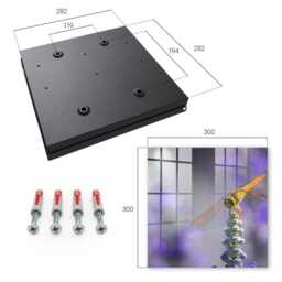 Dragonfly On A Flower Wall Mounted Key Cabinet, Purple Box For Home, Photographic Nature, Nature Lovers - thumbnail 4