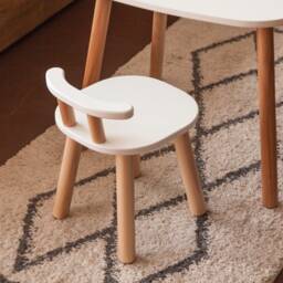 Toddler Montessori Education Wooden Chair For Kids, Playroom Nursery Furniture - thumbnail 2