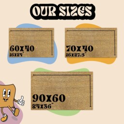 Doormat Funny British Quote, Bugger Off Door Mat, Coir Non-Slip Housewarming Gift, New Home Porch Decor, Fast Delivery - thumbnail 3