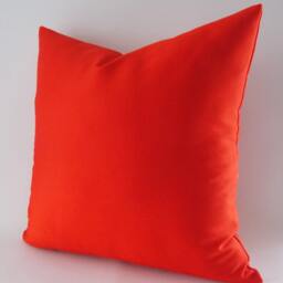 Red Cotton Pillow Cover Modern Throw Cushion - thumbnail 3