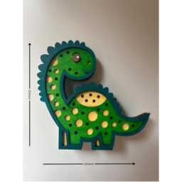 Kids Dinosaur Night Light, Kids Bedroom Decor, Christmas Gift, Light Children, Decoration, Unique - thumbnail 2