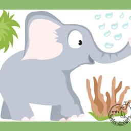 "Wall Sticker ""Elephant Ii." - thumbnail 2