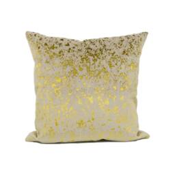 Olivia Bard - Alhambra Chartreuse Chic Modern Abstract Metallic Velvet Cushion Cover Handmade Throw Pillow Designer Home D??cor - thumbnail 2