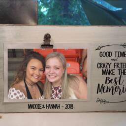 Friends Frame, Good Times Crazy Picture Vacation Pictures, Photo Holder Personalized Girls Trip Gift, Weekend Getaway - thumbnail 3