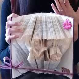 Marriage Proposal, Folded Book Art, Love Story, Will You Marry Me, Romeo & Juliet - thumbnail 1