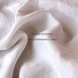 Linen Blackout Curtain, Tab Top, Farmhouse Bedroom Decor - thumbnail 3