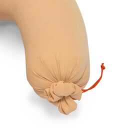 Sausage Roll Neck Pillow - Microfiber Travel Cushion - thumbnail 3