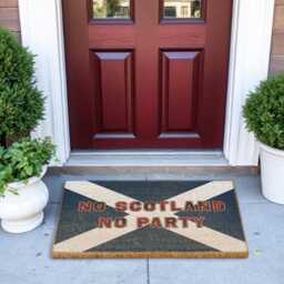 No Scotland Party Brush Doormat Printed Tartan Army Door Mat Flag Scottish Home Decor Gift Entrance - thumbnail 2