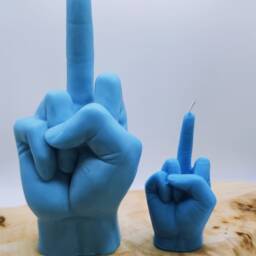 Middle Finger Candle Rude Vegan Soy Wax Funny Gift - thumbnail 2