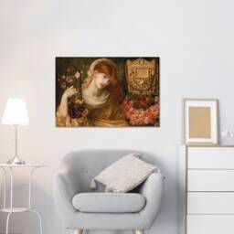 Roman Widow Dante Gabriel Rossetti Wall Art, Hangings , Home D??cor, Mounted Canvas Print Ready To Hang - thumbnail 2