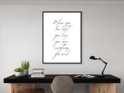 Everything You Need - Positivity Affirmation Wall Print Gift Bespoke Poster A5 A4 A3 Framed - thumbnail 1