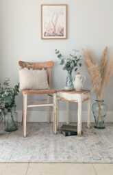 Quaint Vintage, Chair & Side Table Set ~ Country Cottage Style - thumbnail 1
